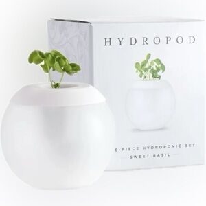White Hydroponic Vase